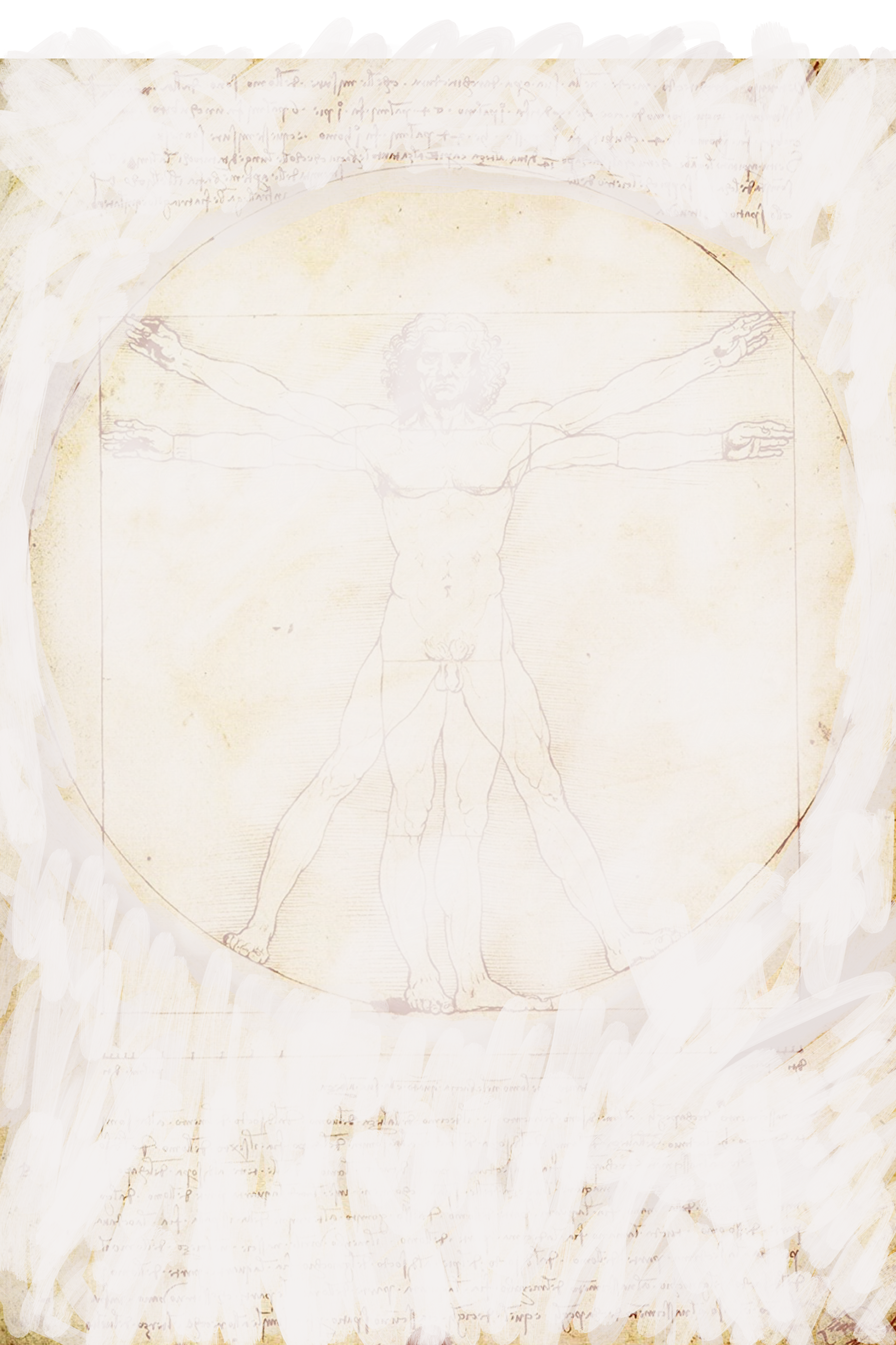 Study for On the shoulders of Davinci No. 1