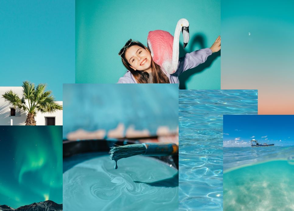 Turquoise Blue Mood Board Turquoise Blue Mood Board